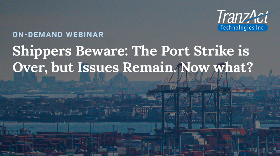 Port strike webinar ON DEMAND